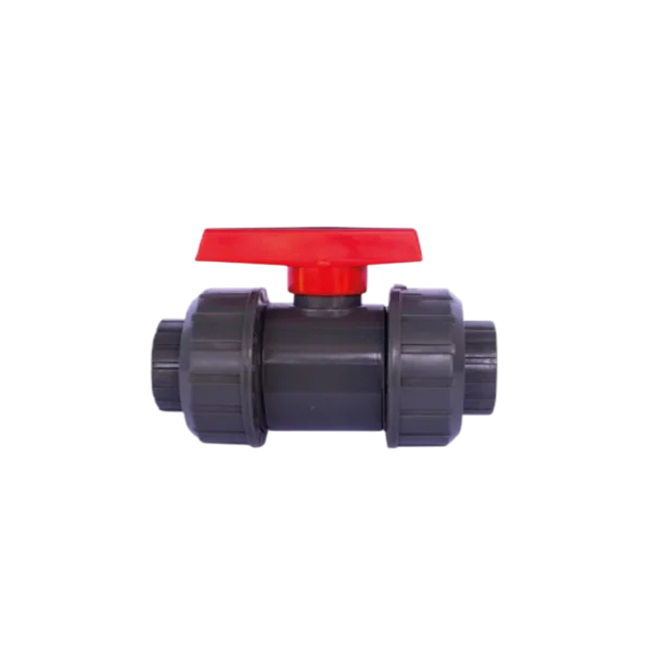 Válvula Bola Doble Unión Americana a Pegar PVC 50 mm